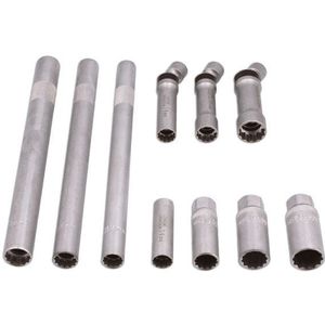 Bougiedoppenset - 10-delig - Voor Moeilijk Bereikbare Bougies