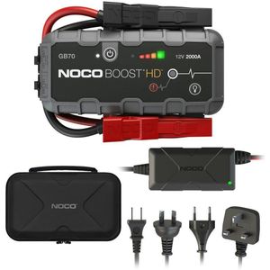 Startbooster - Lithium - 12 V - 2.000 A - Met Accessoires - GB70
