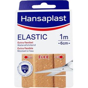 Hansaplast Pleisters Elastic Extra Flexibel Waterproof 1mx6cm