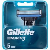 Gillette Scheermesjes Mach3, 5 Stuks