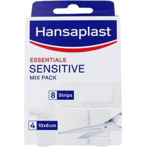 Hansaplast Pleisters Sensitive Mix Pack, 12 Stuks