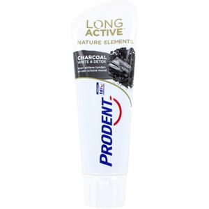 Prodent Tandpasta Long Active Charcoal, 75 ml