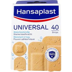 Hansaplast Pleisters Universal Waterbestendig, 40 Strips