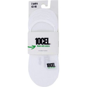 10CEL Sneaker Sokken Wit 2-pack