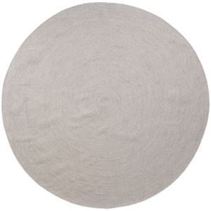 Vloerkleed Plano - Gerecycled polyester - Grijs - 200 x 200 cm (B x L)