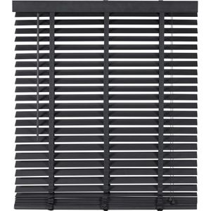 Gamma horizontale jaloezie hout 50 mm 947 mat zwart 80x180 - online kopen |  Lage prijs | beslist.nl