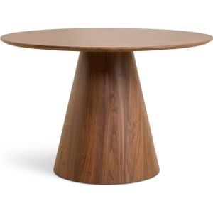 GM - Louis - Eettafel - Walnoot - MDF - Ø120cm