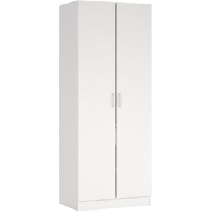 Kledingkast Miami Wit - 79x200x50 cm