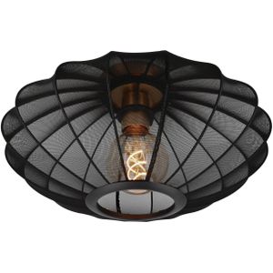 Lucide Plafonniere Corina Zwart - E27 - Ø 40 cm