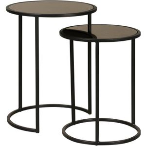 Bijzettafel Ponte Goud - set 2 stuks