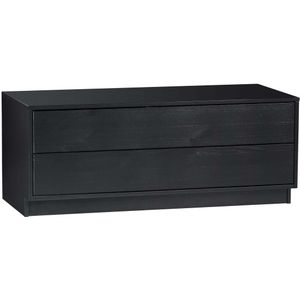 WOOOD TV-meubel Finca Zwart - 100x40x40 cm