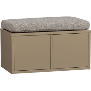 WOOOD Kistbank Turner Beige - 80x47x44 cm