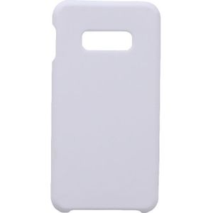Hoesje geschikt voor Samsung Galaxy S10 Lite siliconen hoesje - Wit