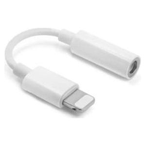 LuxeBass kabel geschikt voor iPhone naar 3.5MM AUX Cable - Audio Kabel - Wit