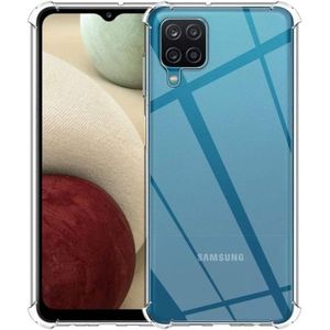 Hoesje geschikt voor Samsung Galaxy A12 Anti-Shock transparant hoesje silicone