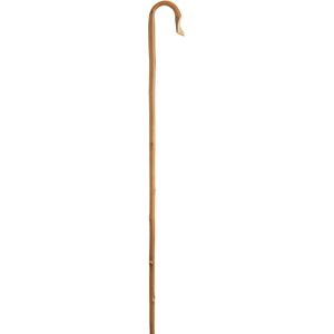 Classic Canes - Herdersstaf - Bruin - Kastanjehout - Lengte 92 cm - Lichtgewicht