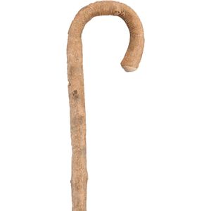 Gastrock - Wandelstok - Essenhout - 94 cm - Met Schors