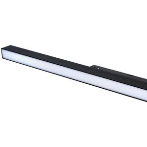 48V - Magnetische Lineaire LED Lamp - Zwart - CCT - 24W - 1380 lm - Zigbee 3.0 - Dimbaar - IP44