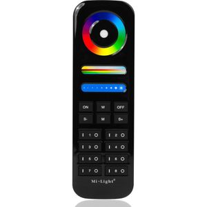 Milight - FUT089 - Afstandsbediening - Zwart - 2.4 GHz RF - RGB+CCT - 8-Zone