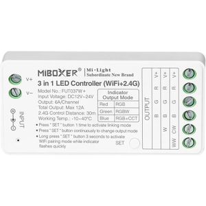 FUT037W+ - 3 in 1 LED Controller - WiFi - 2.4GHz - RGB/RGBW/RGB+CCT