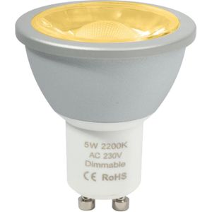 LED - GU10 Spot - Extra Warm Wit - Dimbaar - 5W - 2200K