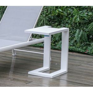 Bijzettafel Quatar Loungeset - Wit