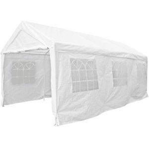 Budget partytent 4x6 met zijwanden - wit