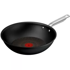 Tefal Ingenio Wokpan 26 cm, inductie, antiaanbaklaag, stapelbaar, vaatwasmachinebestendig, gemaakt in Frankrijk, Natural Force L3967702, zwart, anti-aanbaklaag