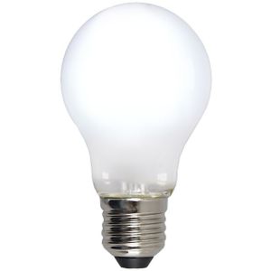 Dimbare Olucia E27 LED lamp, A60, 5W, Wit glas, 6500k
