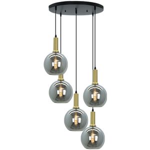 Design hanglamp grijs, Giada, 5L
