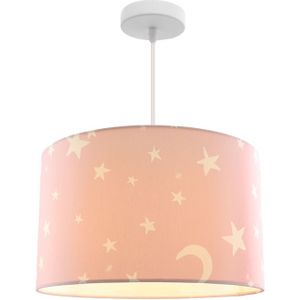 Roze sterren hanglamp Stars, kinderkamer