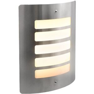 Moderne buitenlamp zilver, Manuel, IP44