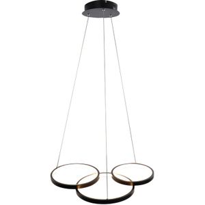Design hanglamp zwart, Thalia, 36W, 2700K LED, 3-staps dimbaar