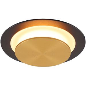 Moderne inbouwspot zwart, Tony