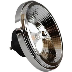 Dimbare Olucia GU10 (AR111) LED lamp Clint, zwart, 12W, 4000K