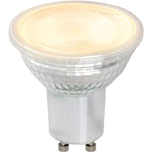Olucia GU10 LED lamp, Antonie, transparant, 3W, 2700K