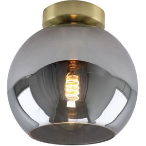 Olucia Giada - Plafondlamp - Goud/Grijs - E27