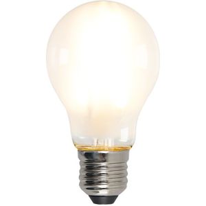 Dimbare Olucia E27 LED lamp, A60, 5W, Wit glas, 2700k