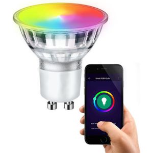 GU10 Wifi Smart LED Lamp, alle kleuren en warm wit