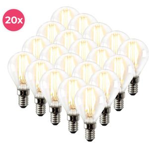 20-pack dimbare Sorna E14 LED lamp, 2700k, 3,5w