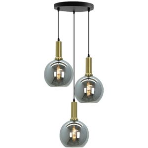 Design hanglamp grijs, Giada, 3L