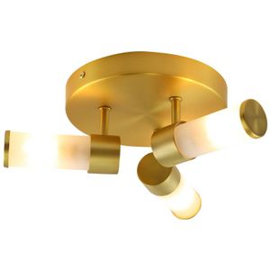 Moderne badkamer plafondlamp goud, Callum, IP44
