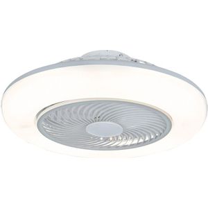 Moderne plafondventilator grijs, Hale, 40W, 3000K LED