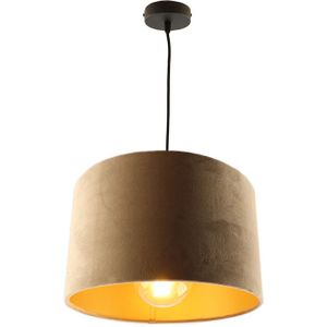 Olucia Urvin - Hanglamp - Goud/Taupe - E27