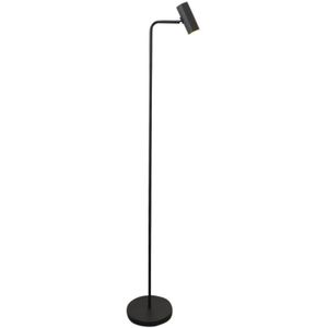 Olucia Carlos - Moderne Vloerlamp - Aluminium - Zwart