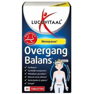 Lucovitaal Voedingssupplementen Overgang Balans Tabletten Menopauze Tabletten Comprimés