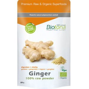 Biotona Superfoods Ginger Powder Poeder 200gr