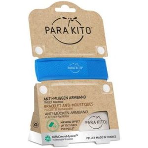 Parakito Anti-Muggen Armband Blue 1Stuks