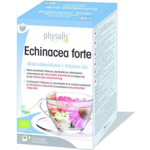 Physalis Biokruideninfusie Echinacea Forte Theebuiltjes 20Stuks