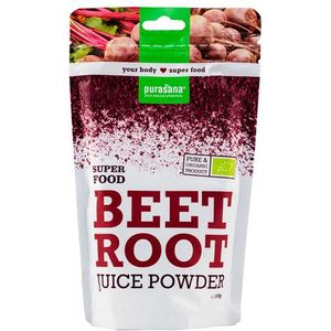 Purasana Superfoods Super Food Beet Root Raw Powder Poeder 200gr